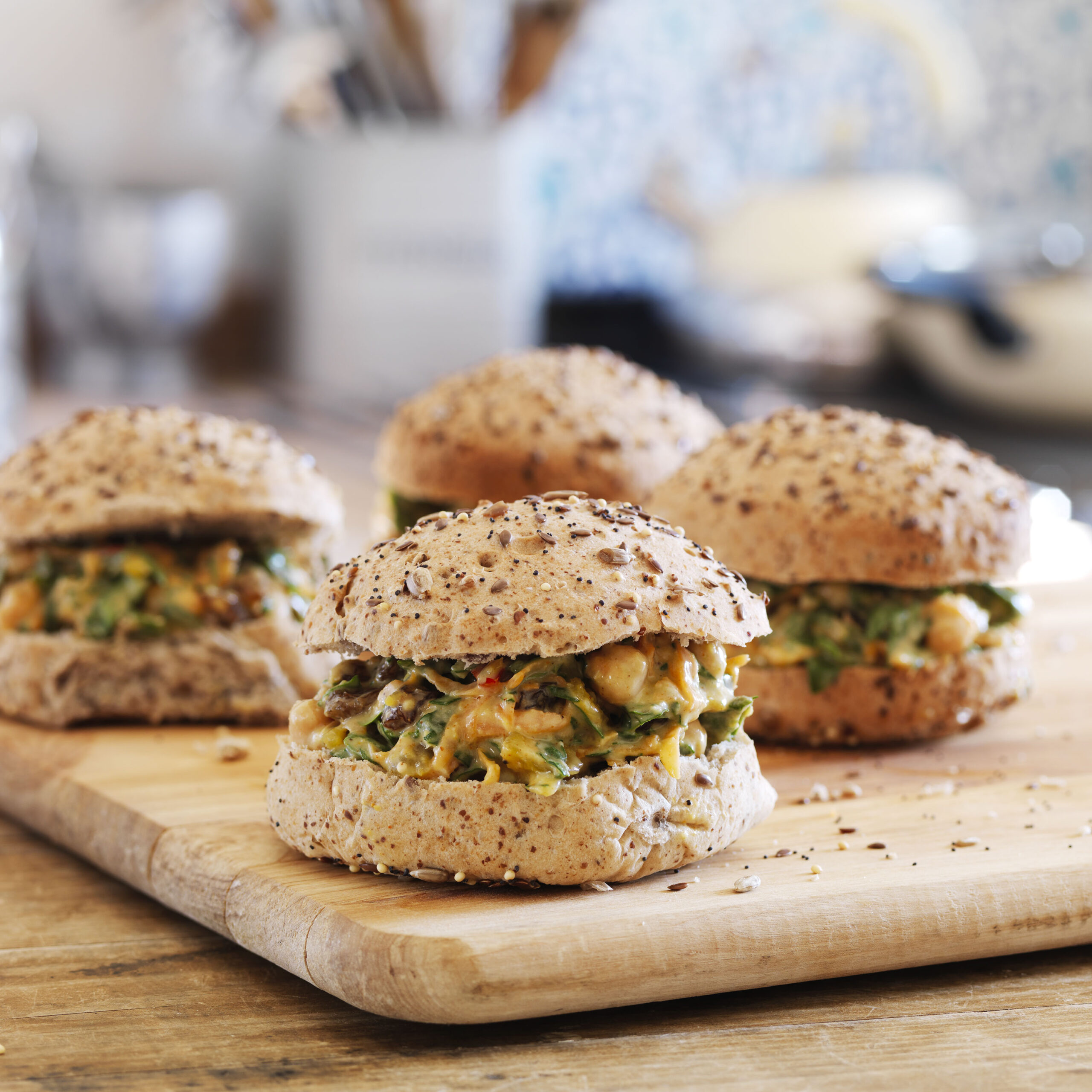 Curried Chickpea Rolls Genius Gluten Free Bread Kara Foodservice