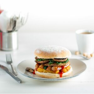 Mighty Floured Breakfast Bap | sandwich wholesale | Kara Foodservice