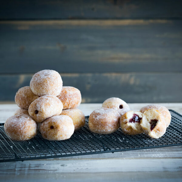Mini Sugared Jam Doughnuts | Wholesale Bakery | Kara Foodservice