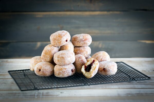 Sugared Jam Ball Doughnut | Wholesale Baked Goods